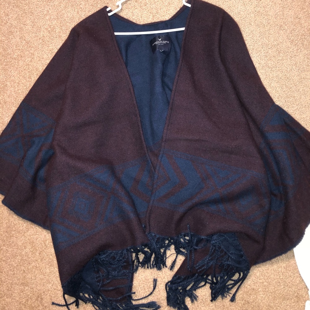 American Eagle blanket cardigan